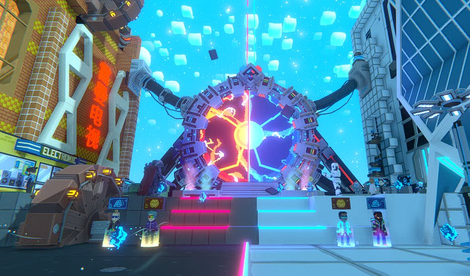 clifford2006's tweet photo. The lab is glitching out in The Sandbox Season 7—caught it on camera. @TheSandboxGame  https://t.co/9rE0tubGEw #Season7 https://t.co/bbfGBLwFbe