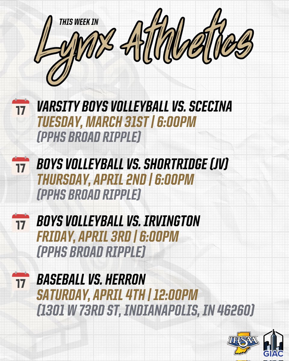 PPHS Broad Ripple Lynx Athletic Department tweet media