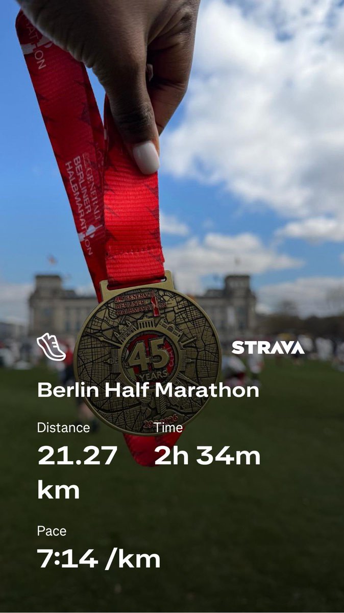 I ran my first half marathon today!!!