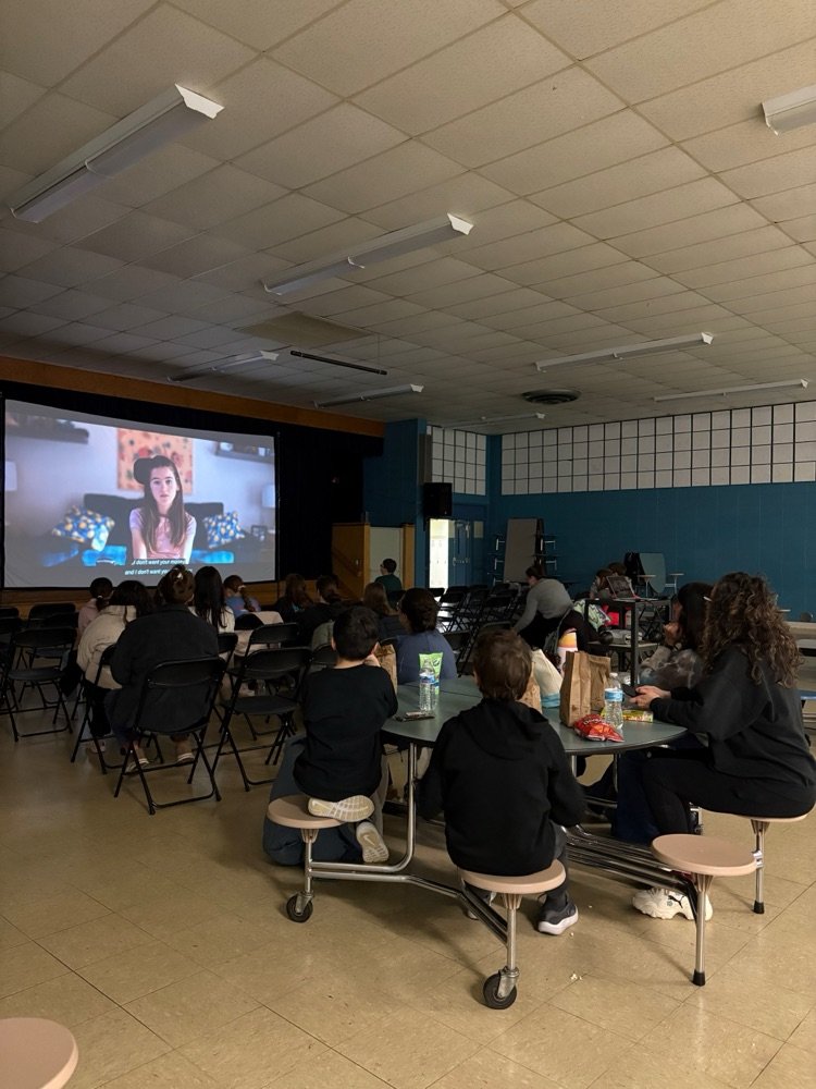 DLBeckwithMS's tweet photo. Raider Inclusion Week concluded with a movie night hosted by Raiders Connections. The movie was Out of My Mind - a powerful story that reinforces the importance of inclusion and understanding. A big thank you to the PTSA for the giant movie screen. https://t.co/gRMjcgOj7r