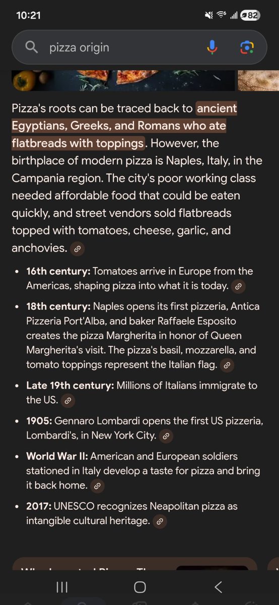 CubanCroc2's tweet photo. @toottootchoo @FiredUpCoug No dude, pizza was not invented in America. Only in Naples way, but nice try. 🙄 https://t.co/8EbJwWVx02