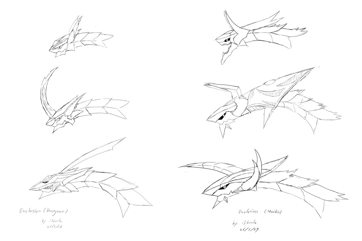 I5g4mer's tweet photo. the evolution line(concept) of both Dragaon and Munikis
#bakugan #爆丸 #bakutech https://t.co/UD6nl5qDxq