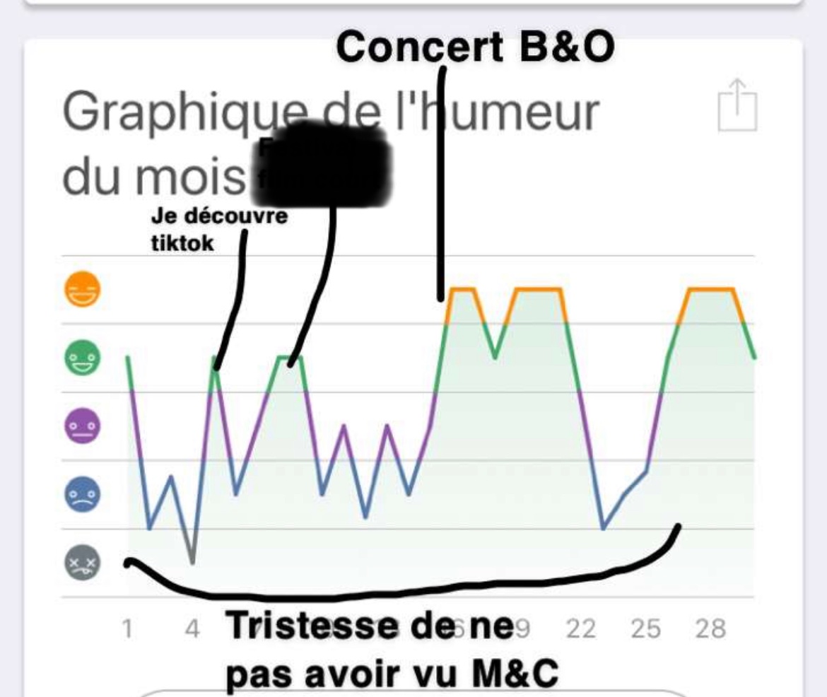 soleilsapin's tweet photo. en 2018 j’étais tlmt chronically online et que j’étais tombée en déprime pck j’avais pas pu voir mcfIy et carlit0 💀(cf traqueur d’humeur) https://t.co/l5lMi1DrCu