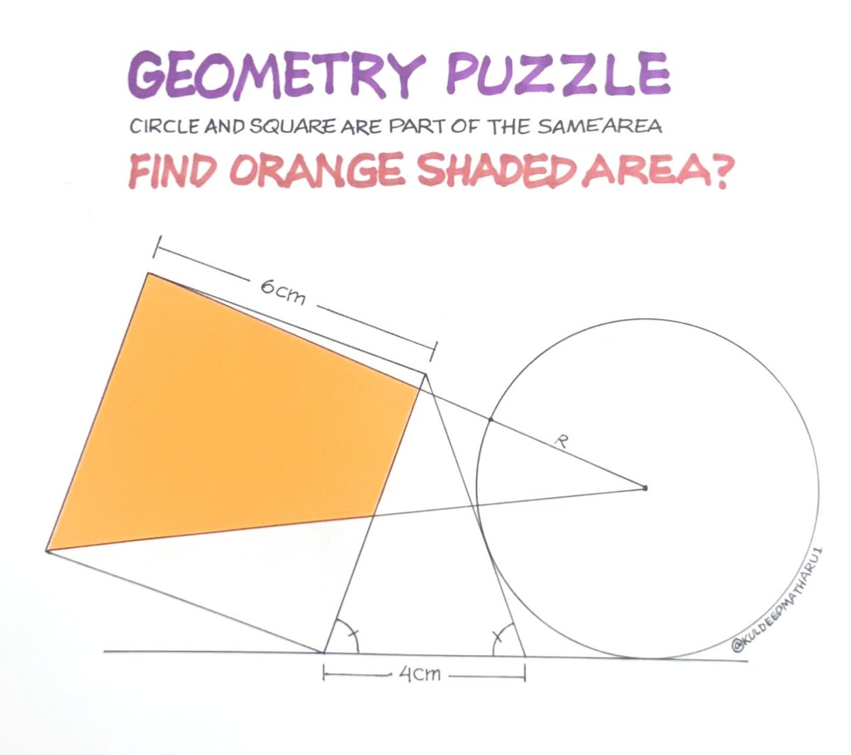 KuldeepMatharu1's tweet photo. #geometry #puzzle https://t.co/W2gT2Qbuv7