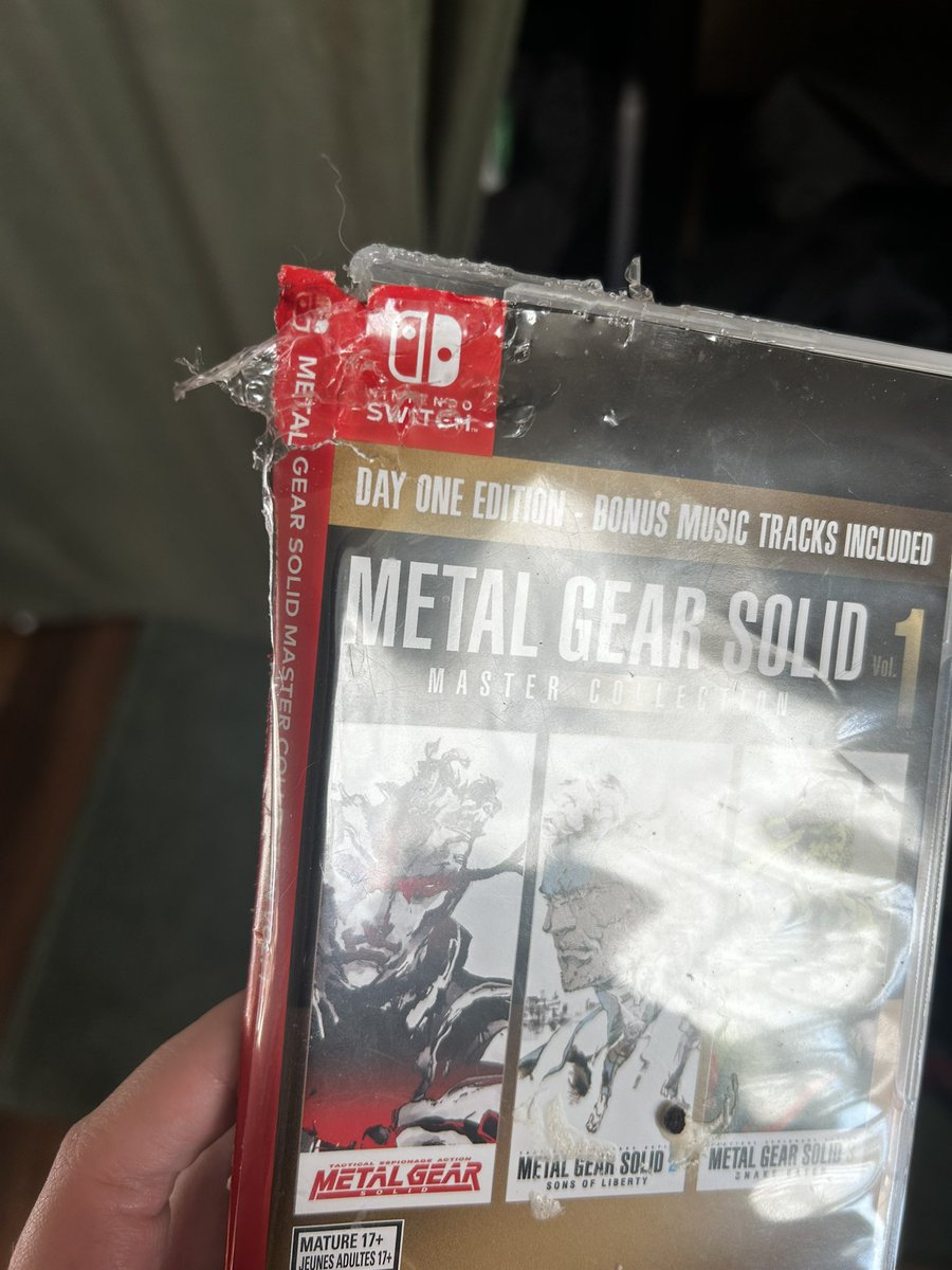 Last night was not a movie I tried to eat metal gear