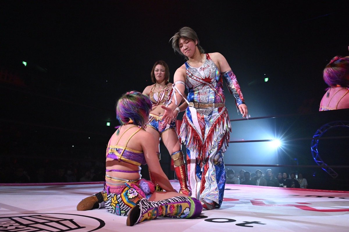 crushTKB's tweet image. 東京女子プロレス
初参戦ありがとうございました！！

スパークラッシュ勝利🔥

小娘改め
遠藤有栖、ガッツあるレスラーだな。

山下実優
念願の初対戦から
今もまだ
色んな想像が膨らんで止まらないよ。

#tjpw
#腰痛え
#スパークラッシュ