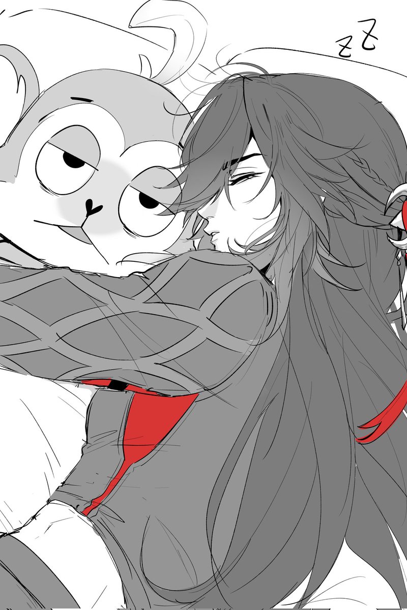 劇情之前畫的🐵🐵✌️現在才完成