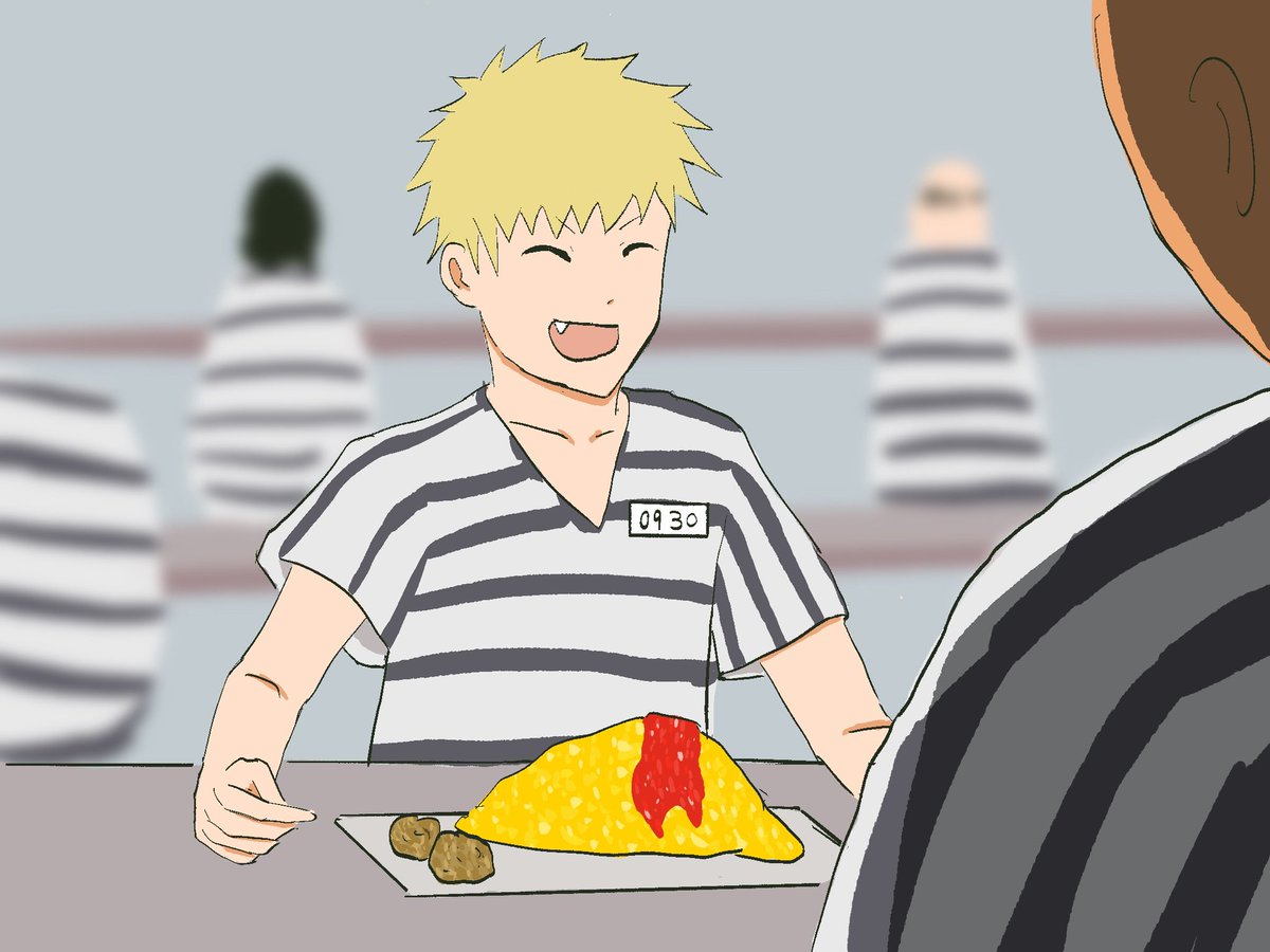 よう新入り！お前は何して捕まったん？

俺？俺は脱税で捕まったん。節税やって言うてんのに。

 #獄中アート