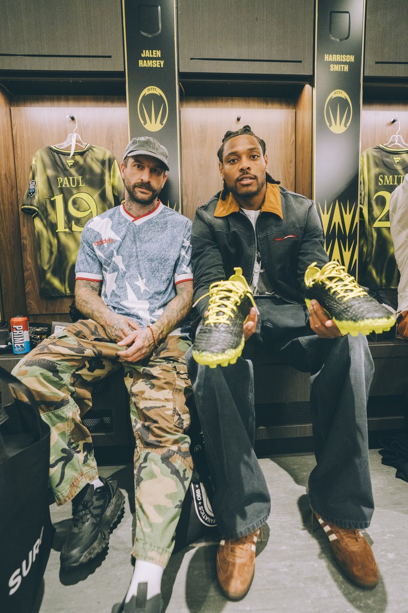 Good times with The Shoe Surgeon, delivering custom cleats to some of the best in the world 🎥🏆⚡️