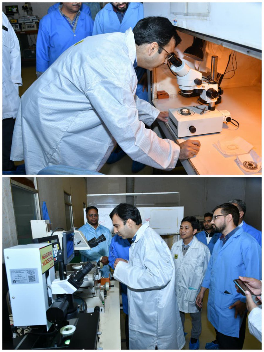 iol_pro's tweet photo. Shri Amit Satija, Joint Secretary (DIP), Ministry of Defence, visited India Optel Limited on 28th March 2026 and held detailed discussions on opportunities and challenges for IOL in the evolving defence manufacturing landscape.
He visited IOL’s units at Dehradun, took keen interest in its indigenisation and R&D initiatives, and appreciated the organisation’s efforts towards strengthening #AatmanirbharBharat in Defence.

#IndiaOptelLimited #DefenceManufacturing 

@DefProdnIndia