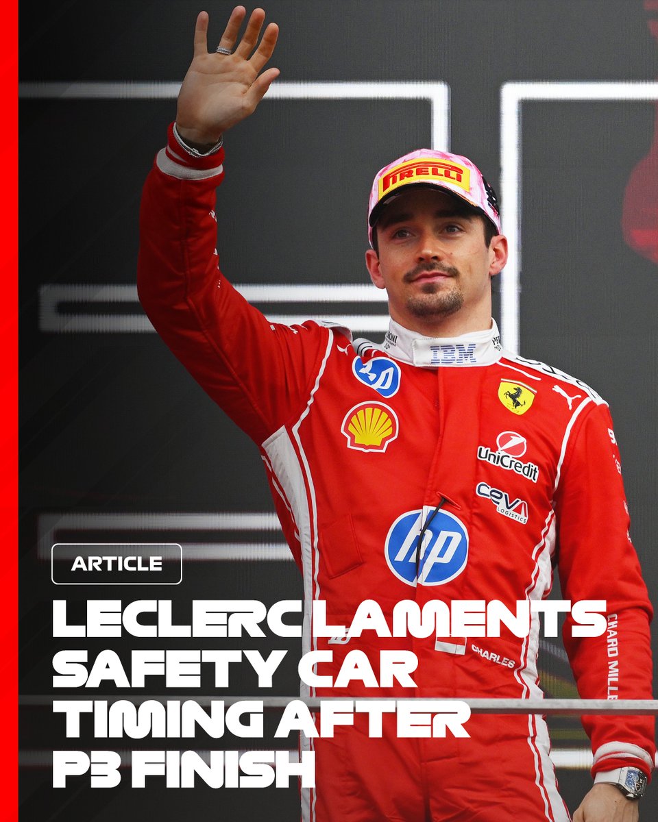 What could have been for Charles! 👀

Read Leclerc's Japanese Grand Prix reaction 👉 f1.com/JPN-26-Race-Le…

#F1 #JapaneseGP