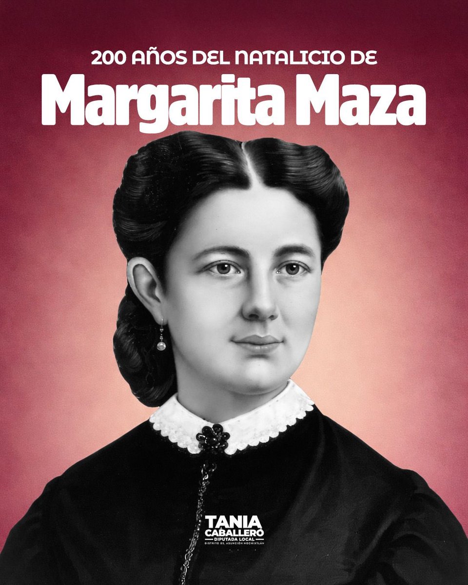 Durante mucho tiempo, la historia la contaron sin ellas.

Hoy se cumplen 200 años del natalicio de Margarita Maza, una mujer oaxaqueña que estuvo en momentos clave de nuestro país y que pocas veces se cuenta completa.

No fue solo “la esposa de Juárez”.
Fue una mujer firme,