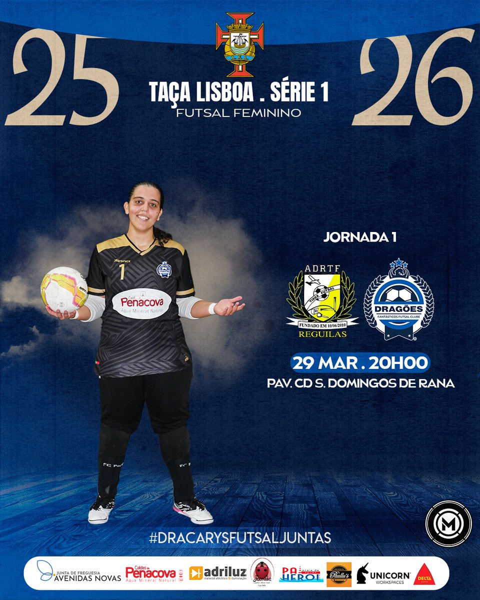 dfutsal2018's tweet photo. Dragões Futsal Feminino 
Dia de jogo 
Pavilhão "São Domingos de Rana"

Reguilas Tires 🆚 Dragões Futsal https://t.co/UJfmKzpmfh
