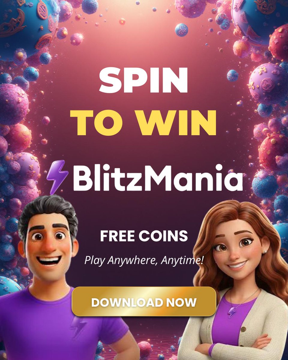 Blitzmania_1's tweet image. Your next fun moment is just a spin away.
Download Blitzmania and enjoy free coins anytime, anywhere. ✨

#Blitzmania #BlitzmaniaFun #SpinToWin #FreeCoins #DownloadNow #PlayAnywhere #MobileGame #GamingExcitement #PlayAnytime #FreeEntertainment