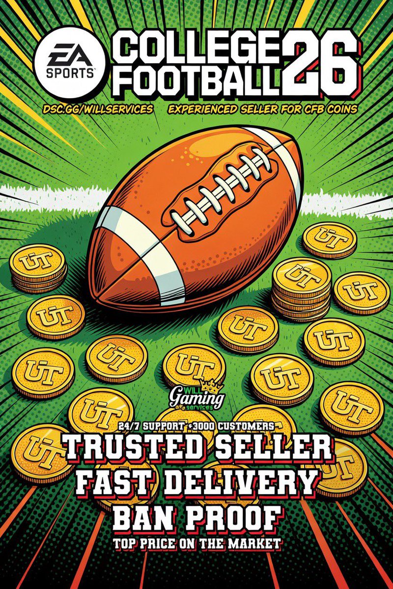 Shop of CFB Ultimate Team CUT Coins & MLB The Show tweet media