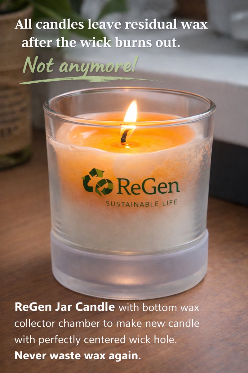 AlanAmron's tweet photo. The new jar candle that’s stirring up the candle world!​​​​​​​​​​​​​​​​

Never waste wax again. #candles #candle #wax #recycle #innovation https://t.co/3BwonBU4aF https://t.co/2LZMkW3mcs