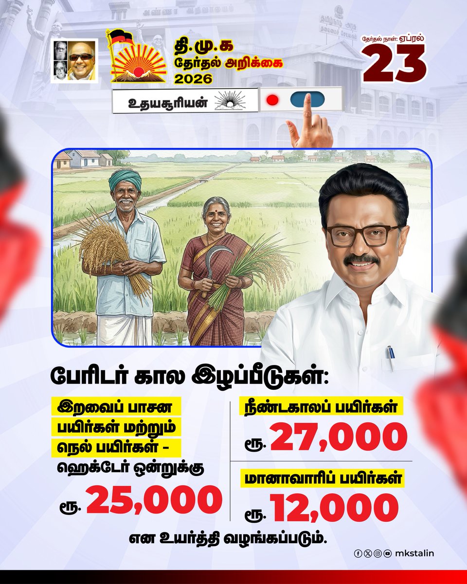 M.K.Stalin - தமிழ்நாட்டை தலைகுனிய விடமாட்டேன் tweet media