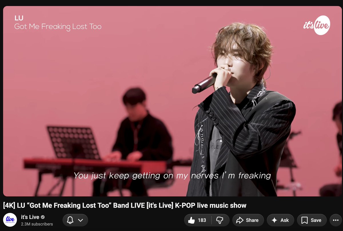 wumutokki's tweet image. Thank you for having #LU on! #itsLive_event_LU