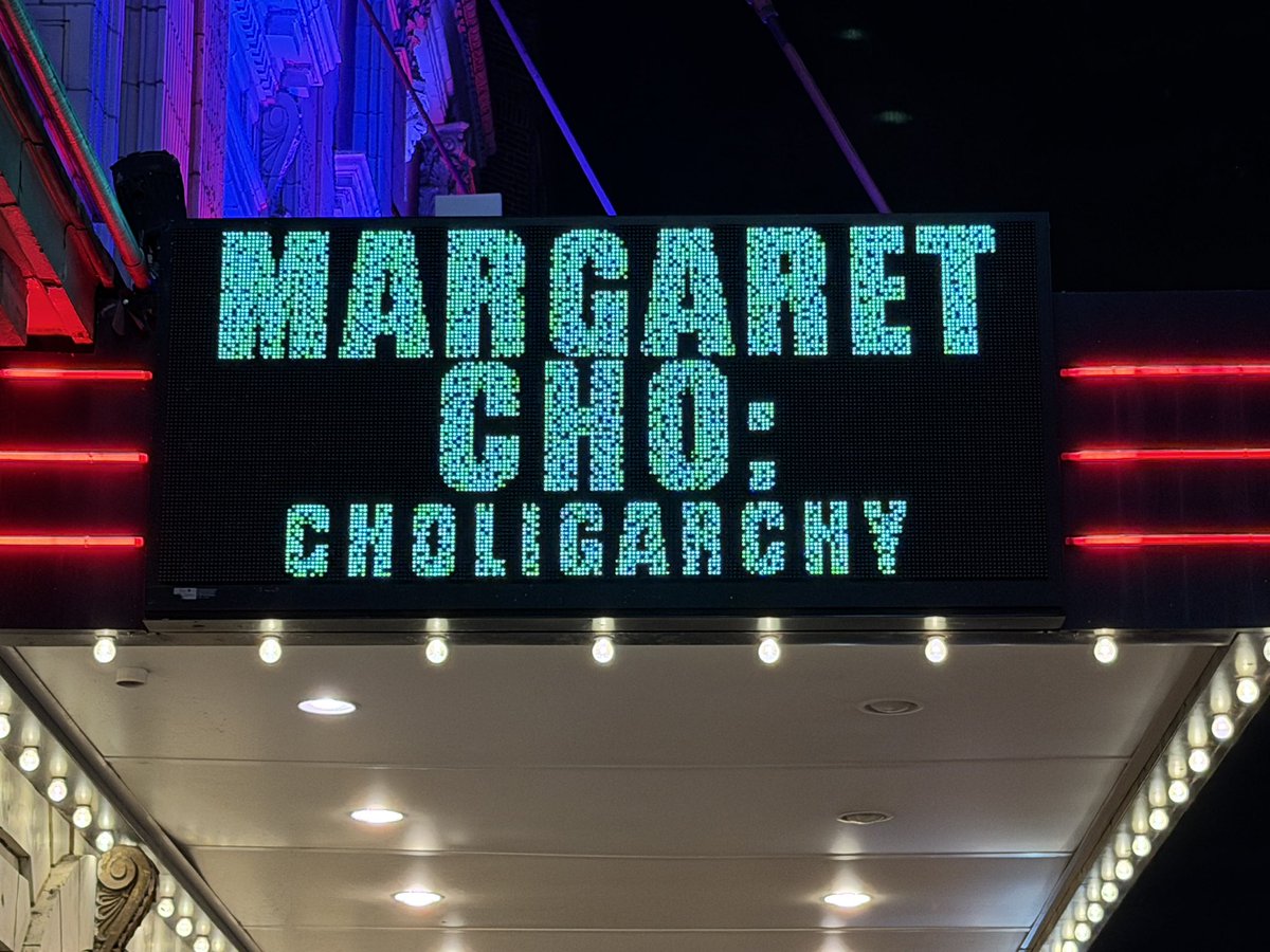 MattKurtzman's tweet photo. Laughed my butt off last night. My face still hurts. Margaret Cho, thank you for your wit, your charisma and so very, many, dirty jokes. Most importantly, thank you from the sold out audience for giving us a night L-O-V-E. We ARE all in this together!
#margaretcho #thevic #humor https://t.co/JkyYRzl96C