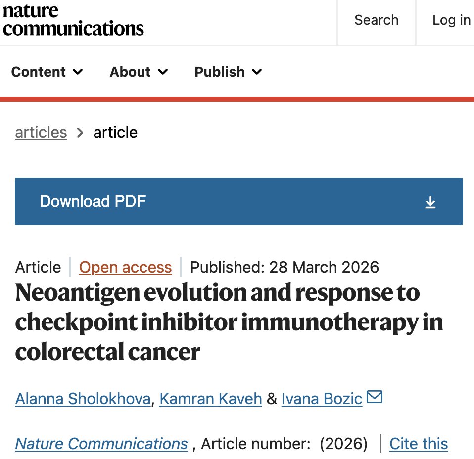 OscarTahuahua's tweet image. One hidden tumor population can decide if #immunotherapy works or fails 

In CRC
A single clonal neoantigen → ~70% durable response vs ~10% without it
dMMR tumors respond but still fail due to heterogeneity

ICI clears immunogenic clones → low-immunogenic subclones survive,
