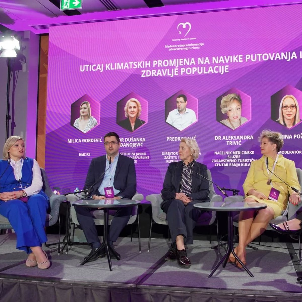 ekoinstitut's tweet photo. 🎤 Prof. Dr. Predrag Ilić, Director of the Institute for Protection and Ecology of the Republic of Srpska, took part as a panelist at #BookingHealthInSrpska in Banja Luka, discussing climate change, air quality, ecosystems. 🌿💨

Read more: https://t.co/yJxYRQMsBg https://t.co/AQ1l2bRTXr