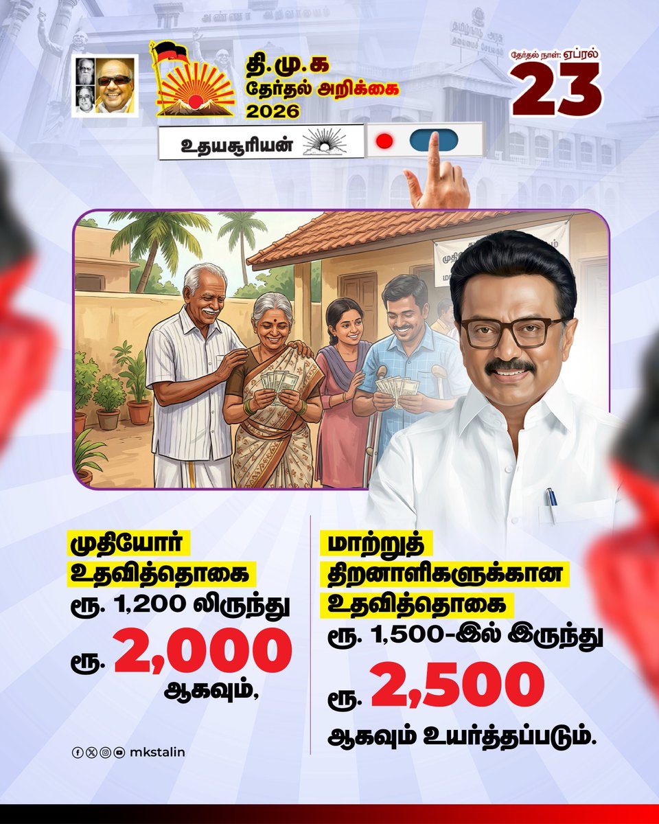 M.K.Stalin - தமிழ்நாட்டை தலைகுனிய விடமாட்டேன் tweet media
