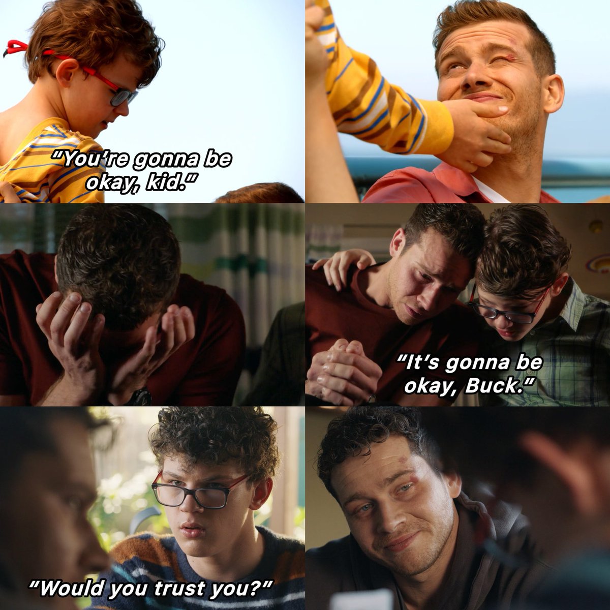 I don’t think people realize how much Buck really needed Christopher in his life