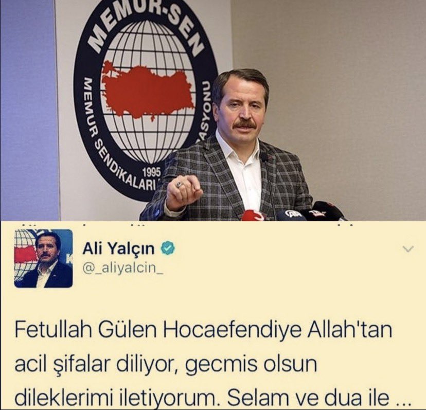 syalciners's tweet photo. Sarı sendika başkanı “Anadolu 100 yıllık narkozdan uyanıyor” demiş.
Yazık bu zihniyete destek verenlere..
Hem cumhuriyetin imkanlarıyla geldikler makamlarda milyon maaşlar alırlar, hem de her fırsatta nankörlük ederler.
Yazıklar olsun! https://t.co/eh2wlhYNqd