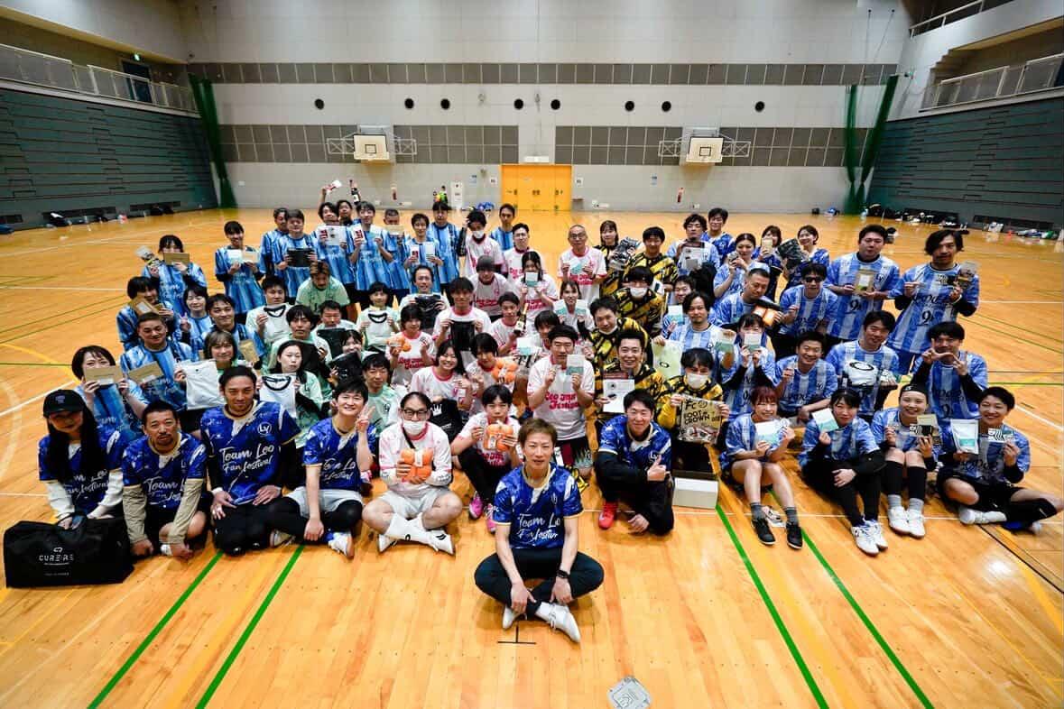 hisamatsuyoshi1's tweet photo. 3/29(日) #元フットサル日本代表 #横江怜 さん主催の、
#第4回_横江怜感謝祭2026
みんな今日の為に作られた、#FOOTCROWN さん #CASTELIA さん のユニを着てプレー!
各チームごとに色やデザインが違う!👀
そして背番号は横江さん現役時代の背番号で全員「9」!👀
#横江怜感謝祭
#横江怜感謝祭2026 https://t.co/D1vu5gfEsp