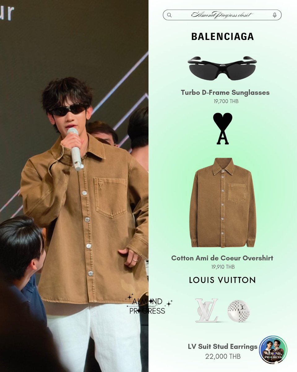 MondPro_Closet's tweet photo. — ✿ #ProgressCloset
Progress spotted wearing his special gift from Almond, Balenciaga sunglasses.
✦ Balenciaga
✦ @amiparis
✦ @LouisVuitton
• —————————— •
17TH PROGRESS GATSBY PARTY
#โปรเกรส17ขวบแกลมเวอร์ https://t.co/g8JFn63VaW
