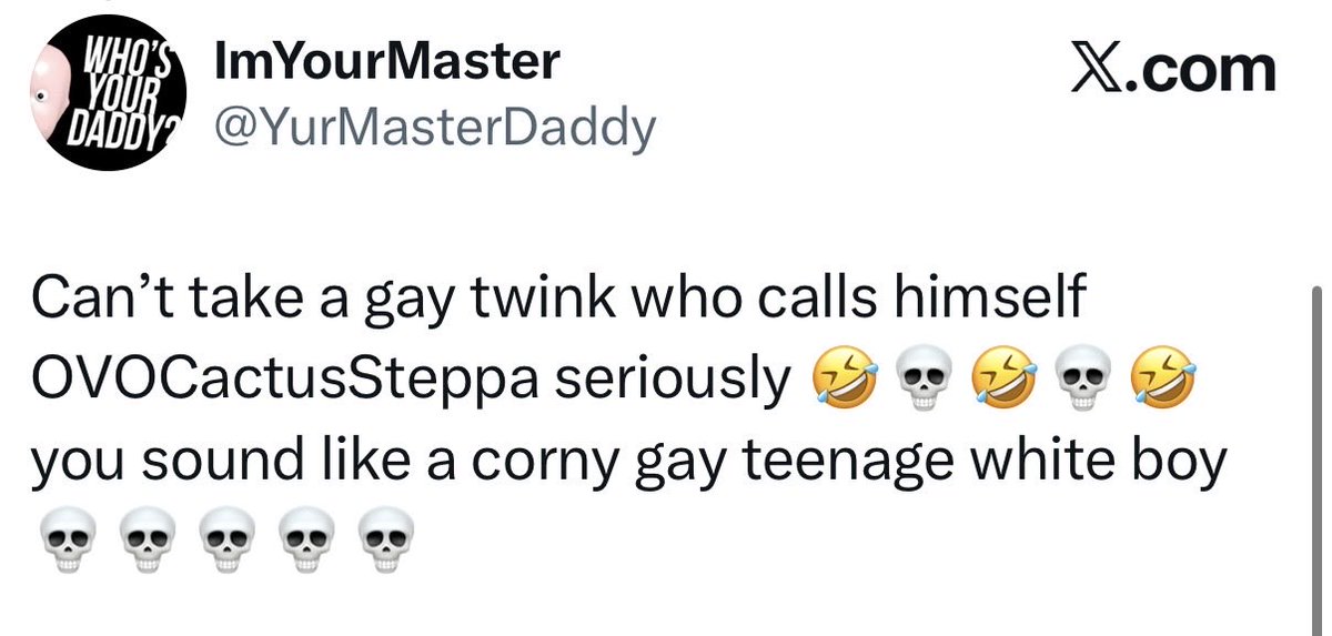 ImYourMaster tweet media