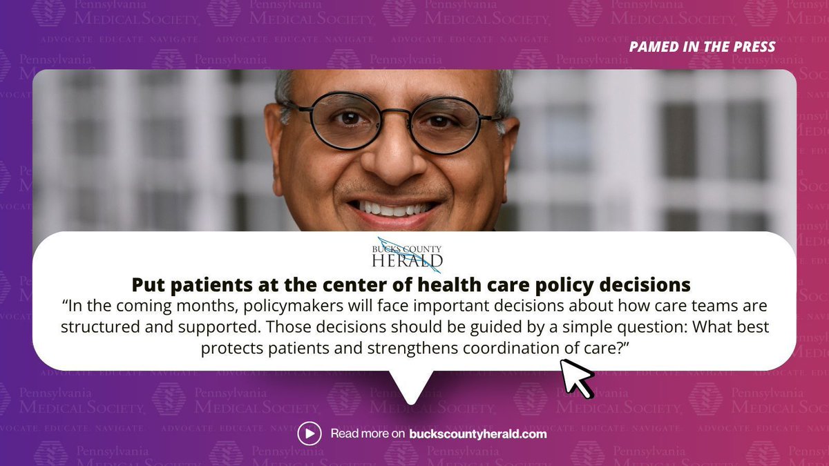 PA Medical Society tweet media