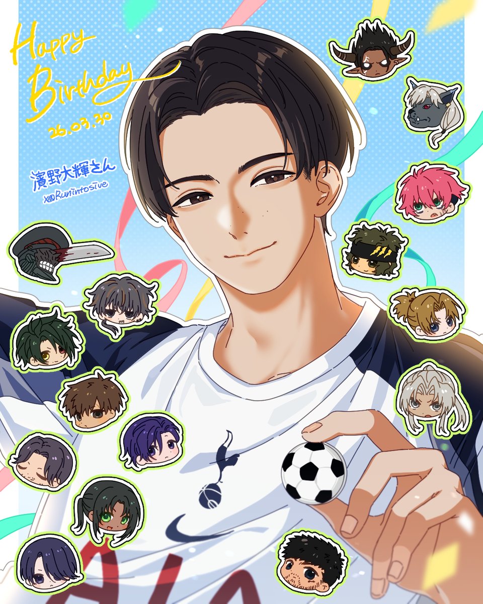 Runintosive's tweet photo. ₊˚.⋆.•°濱野大輝さん誕生日おめでとうございます！°•.⋆.˚₊
素敵なお誕生日を、幸せな一年を過ごせますように⚽️
#濱野大輝
#濱野大輝誕生祭2026
#濱野大輝生誕祭2026 https://t.co/oq6T27manE