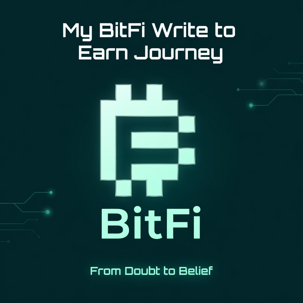 gibranmadda's tweet photo. 1/ My BitFi Write to Earn Journey, From Doubt to Belief.
I joined right away. Not just for rewards I’d been active with @Bitfi_Org for months and was ready to share my honest story. https://t.co/EVQtJ5Pvp2