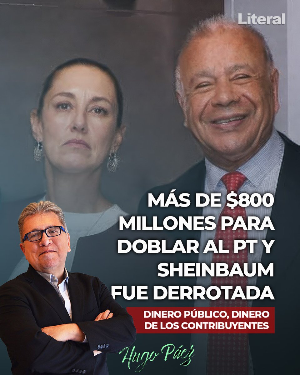 GASTARON MÁS DE 800 MILLONES PARA DOBLAR AL PT y Sheinbaum terminó derrotada

¿Por qué tenemos que pagar todos esa factura? son recursos públicos, dirnero de los contribuyentes

La federación otorgó 828 millones para los Centros de Desarrollo Infantil (Cendis), estructuras