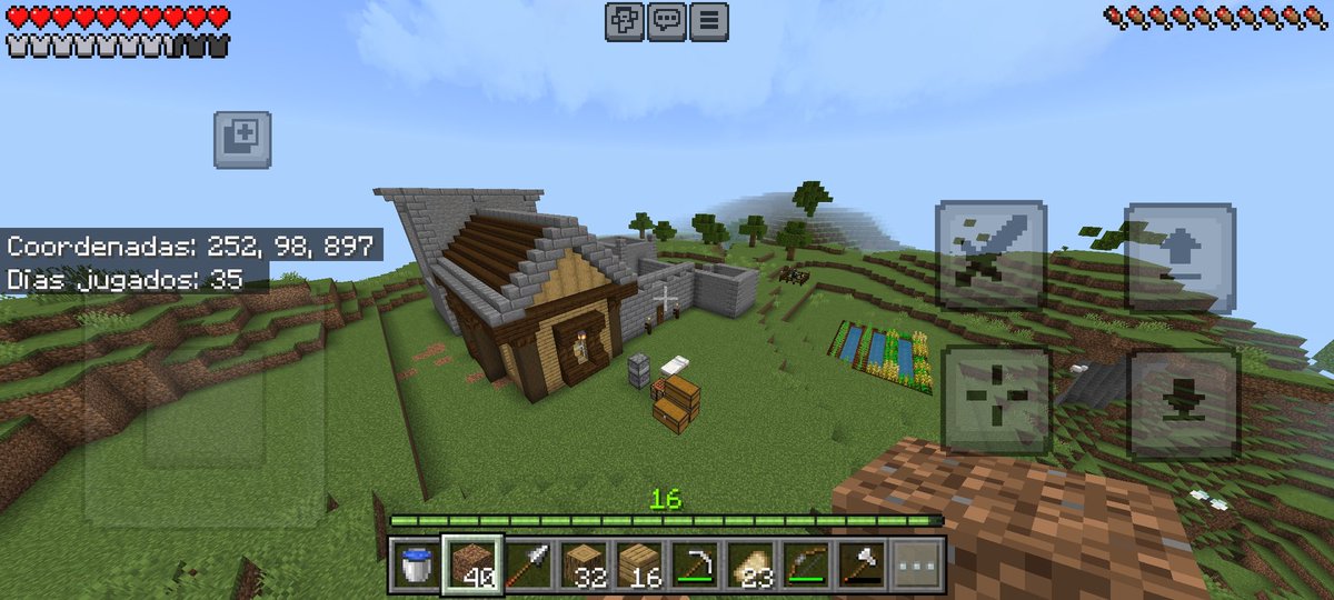 Pep_LuL's tweet photo. Casita temporal en mi mundo 

#Minecraft #game #minecraftexperience https://t.co/cPanH36RcF