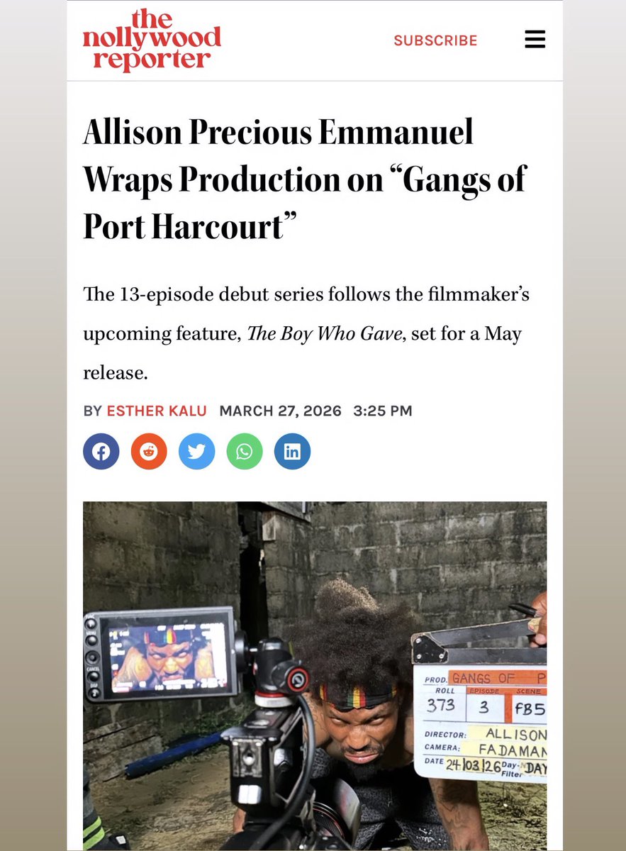 Allison_Nuel's tweet image. Thank you Jesus🥺🙏
For real, THANK YOU!!!!!!!🙏🙏🙏

#AllisonTheLight
#Creator #Director #Showrunner