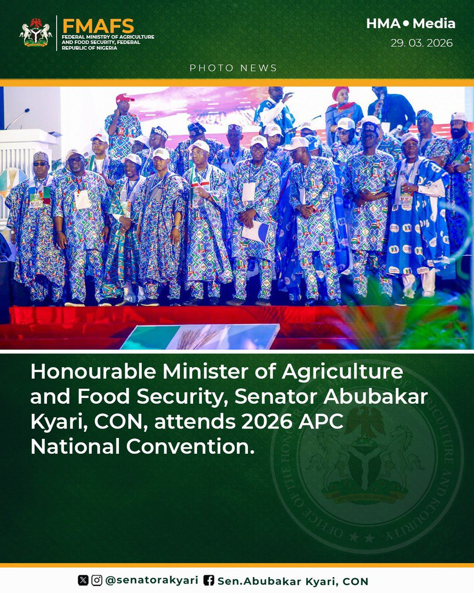 Sen. Abubakar Kyari, CON tweet media