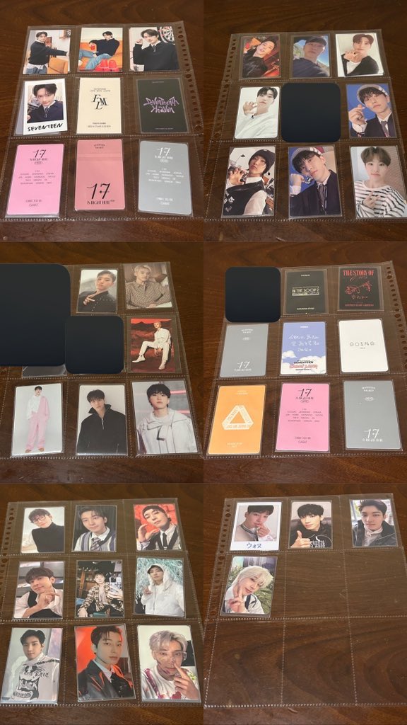 y4sc1's tweet photo. SEVENTEEN セブチ トレカ 交換 

【譲】画像1-8（全メンバー）

【求】買取 / お求めのものと金額をご提示ください

PayPay での取引となります。
まとめての場合は気持ちばかりですが安くさせて頂きます
検索からでも気軽にお声かけください🌸 https://t.co/NWigvFbEbc