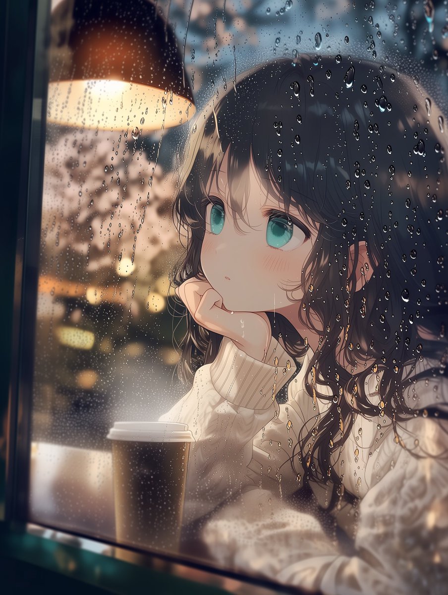 Shima17Tomo's tweet image. 本日のお題は「#春の雨」

満開なのに、雨か…。

The cherry blossoms are at their peak. 
So is the rain.
ourt-ai.work/image/476633f1…
#ourtAI #SpringRain