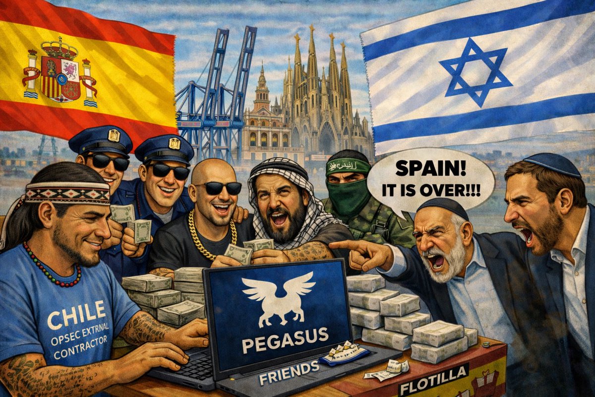LessonJohn76's tweet photo. Barcelona: VIP corruption, Pegasus as a toy, and nobody says a word. What would you do if this happened in your country?”
#Israel #CoverOps #0day #SpecialOps #Spyware #Pegasus #CyberOps #Defcon #CIA #FBI https://t.co/hUEXwrCMiw