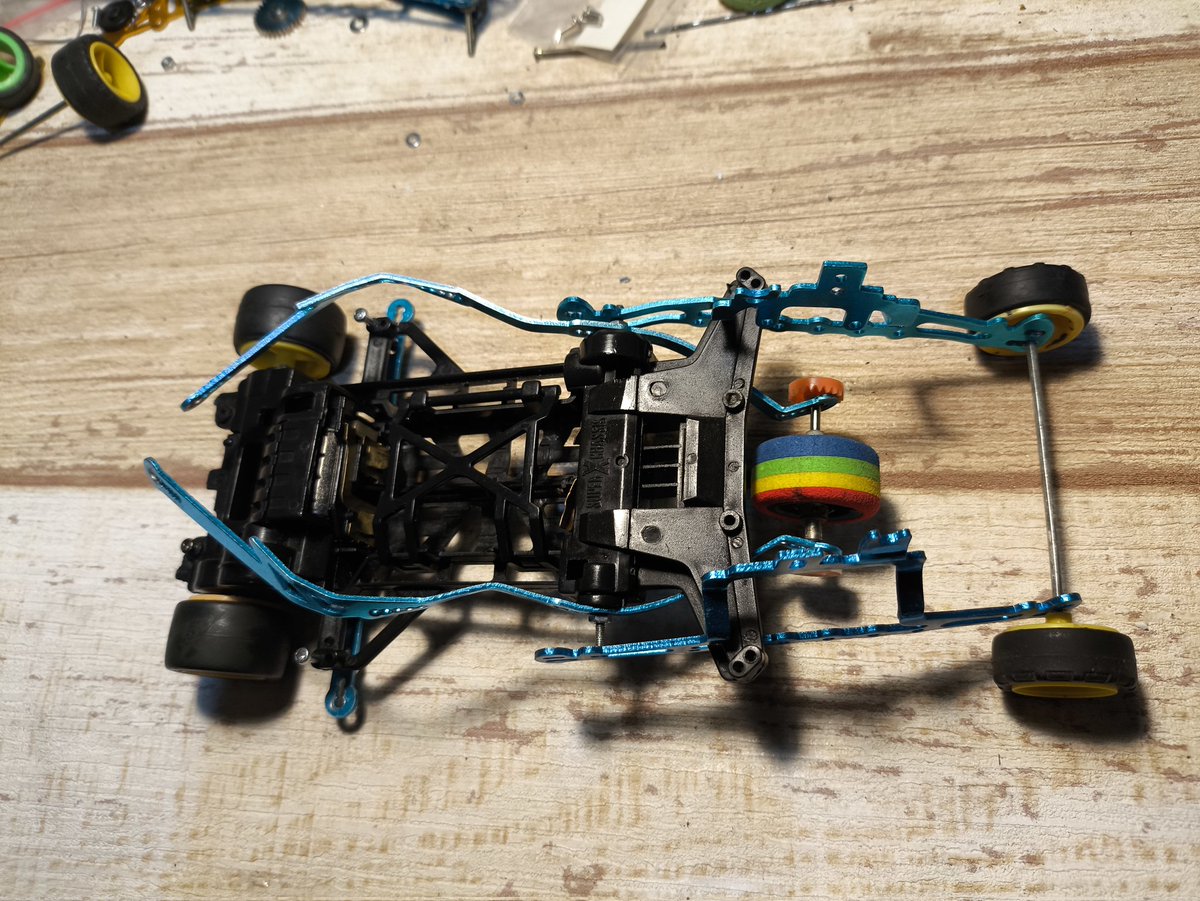 PresidenKonohaX's tweet image. Tamiya Roda 3 / 5
#tamiya 
#mini4wd
#hobby