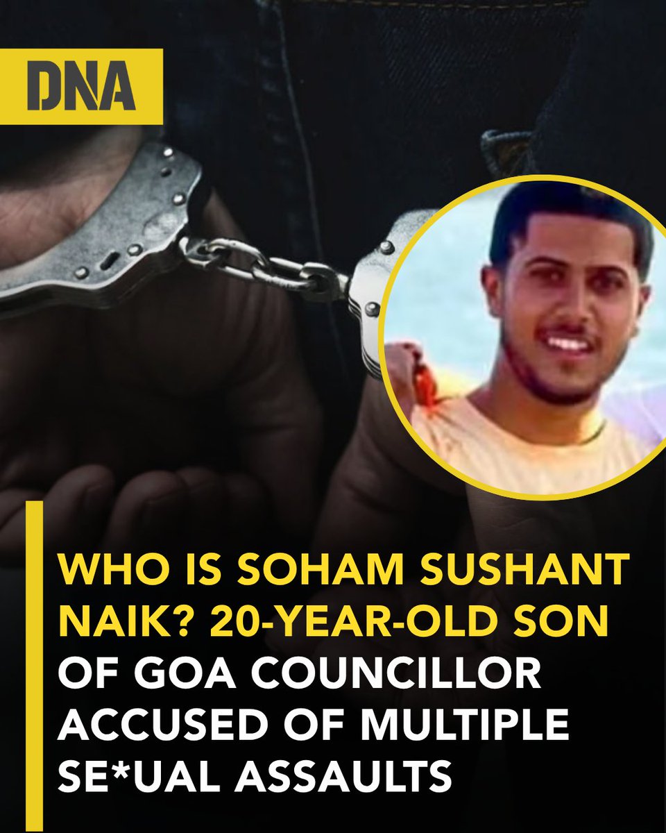 dna's tweet image. Naik is currently in the Crime Branch’s custody, while attempts are underway to reach out to more potential victims, a senior official privy to the investigation

Read here :dnaindia.com/india/report-g…

#DNAUpdates | #CrimeBranch | #Goa