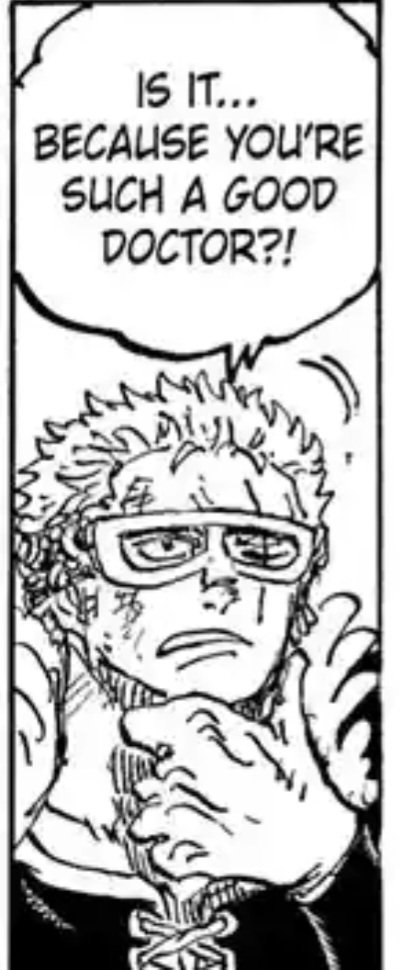 mugiriya's tweet image. Zoro believing Chopper "cured" the Domi Reversi'd giants because he's a good doctor is so cute 😭