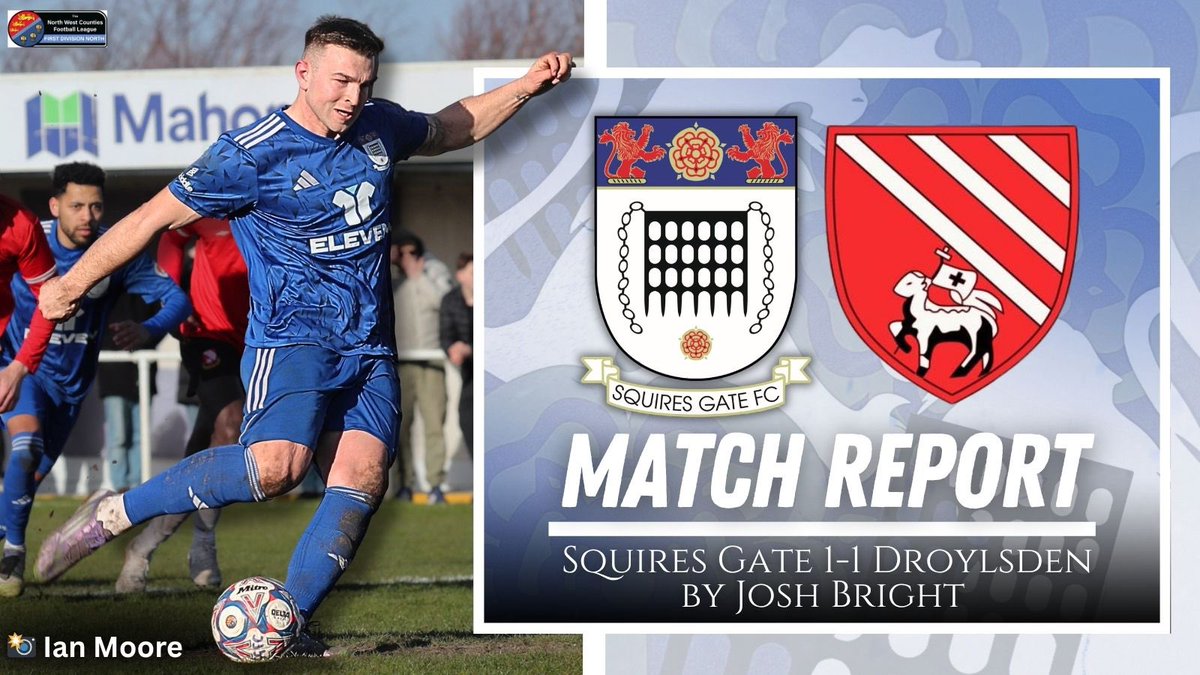 squiresgatefc's tweet photo. 📝 𝐌𝐀𝐓𝐂𝐇 𝐑𝐄𝐏𝐎𝐑𝐓: 𝐒𝐪𝐮𝐢𝐫𝐞𝐬 𝐆𝐚𝐭𝐞 𝟏-𝟏 𝐃𝐫𝐨𝐲𝐥𝐬𝐝𝐞𝐧 

✍️ @Joshbright787 reports, as Gate earn a vital point against title-chasing @Droylsden_FC to remain firmly in the play-off hunt.👇

➡️ https://t.co/QfkRbBsTDq
🔷 #WeAreGate | #OneClub https://t.co/zfi4xez0Ko