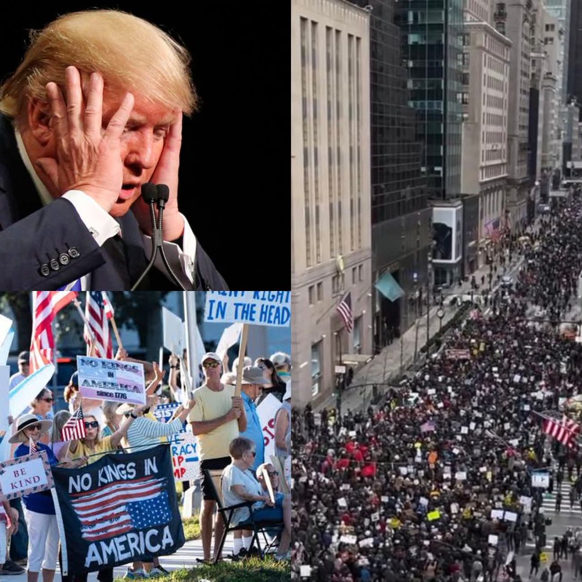 JesusRGonz60142's tweet photo. El "No Kings" contra #Trump moviliza a millones de personas en Estados Unidos.
#TrumpEpsteinCoverup
#TrumpPedófilo
#TrumpCorruption
#TrumpCannibalized
#Trumposo
#TrumpGenocida
#EEUUPeligroHumanidad https://t.co/1ooXfnHqgf