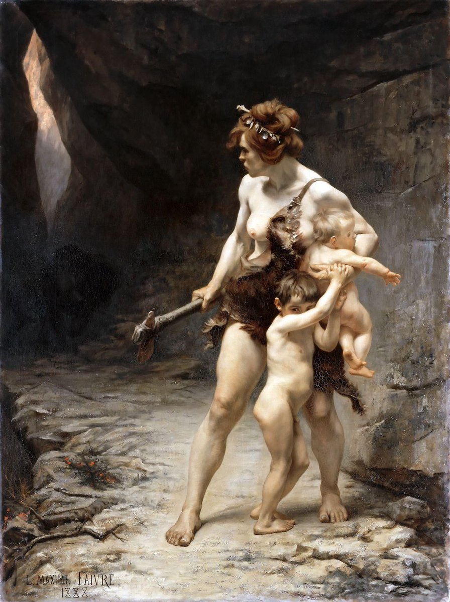Leon Maxime Faivre - Two Mothers (1888)