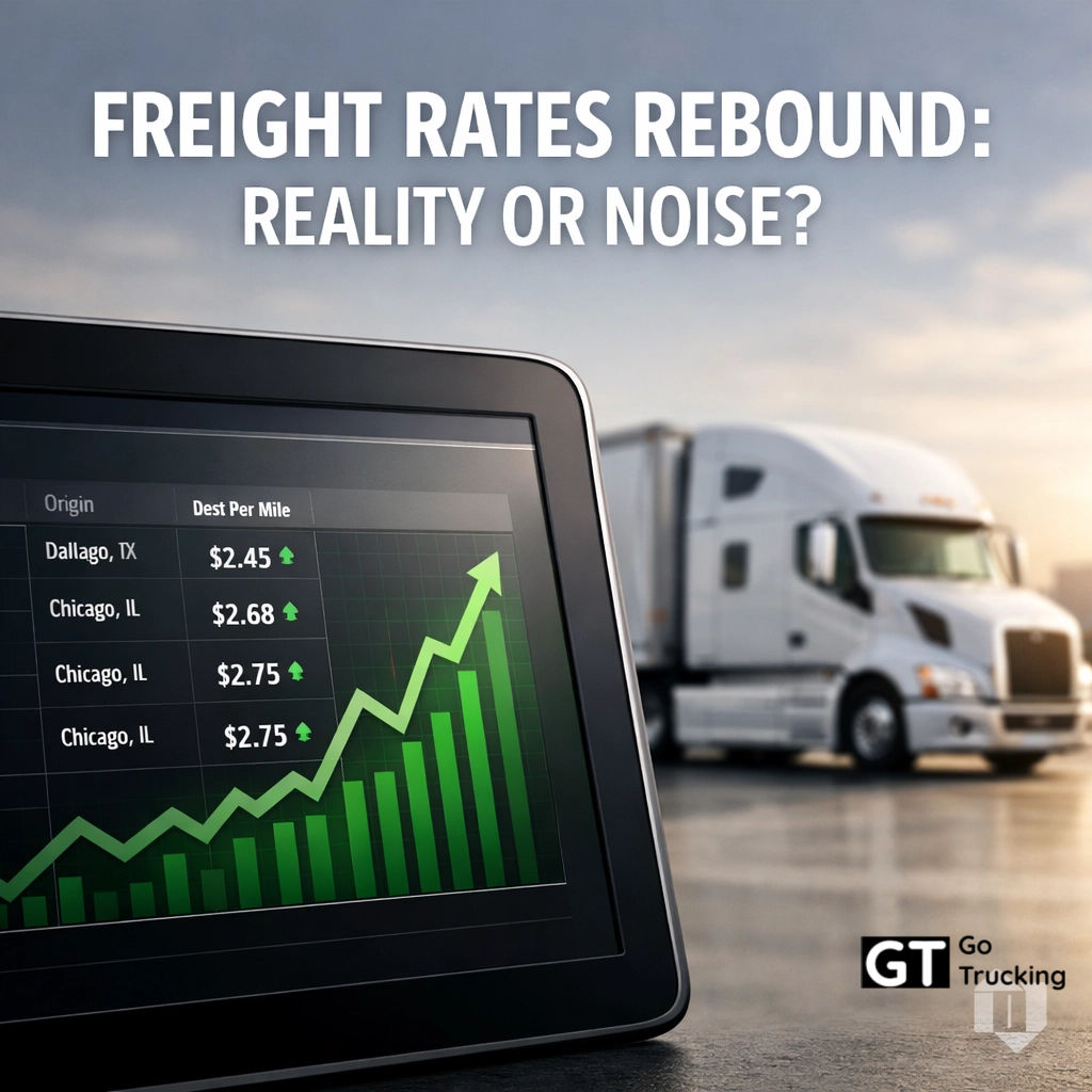 GotruckingNews's tweet image. Freight rates finally ticked up; but here’s the catch. Spot rates are rebounding, but contract rates are lagging. Owner-ops: seeing better numbers or just noise?

Lane-by-lane notes: gotrucking.news

#FreightMarket #SpotRates #Trucking #DanKost
