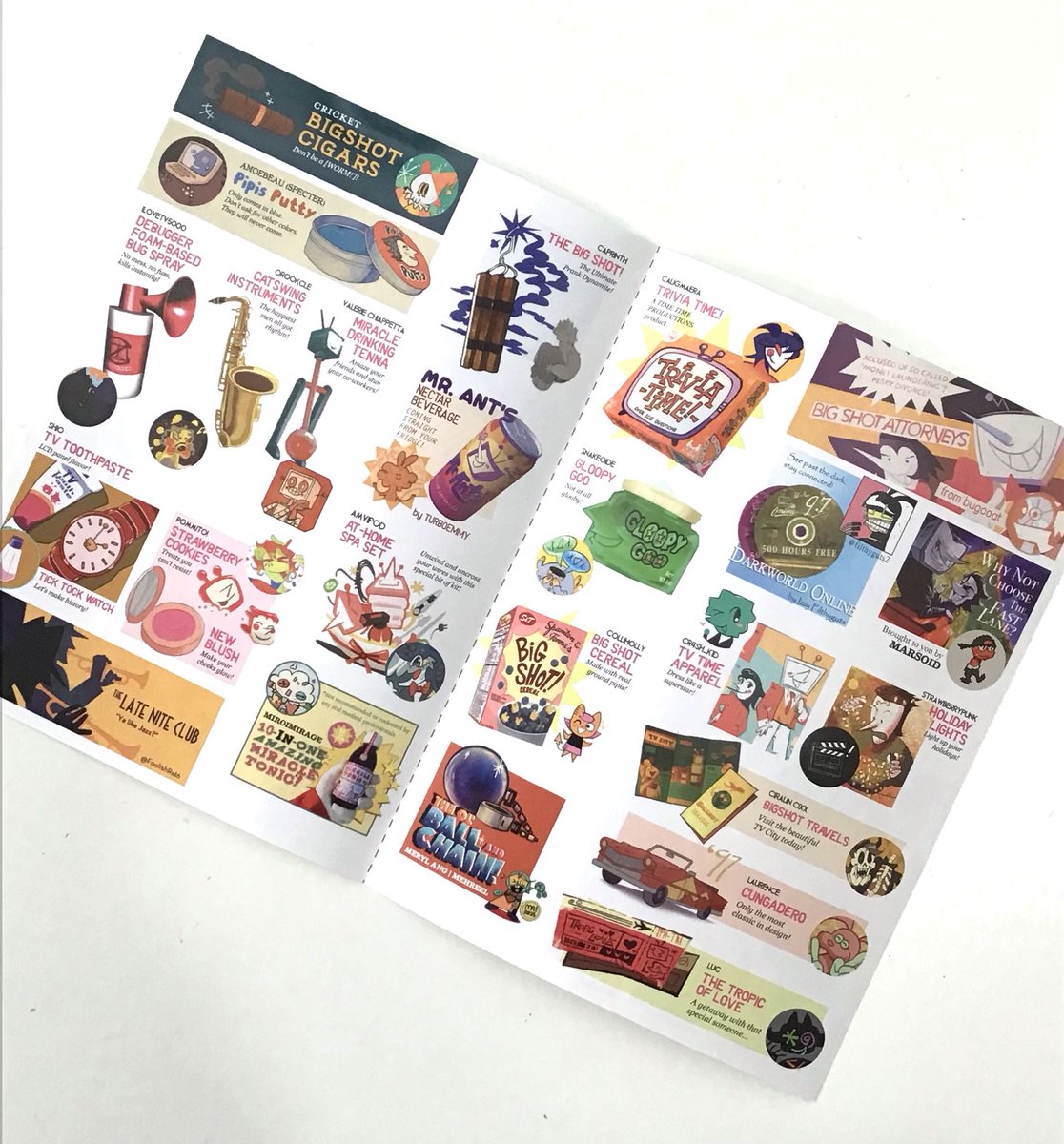 Commercial Break: A Spamtenna Postcard Zine tweet media