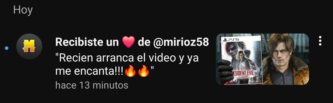 RDX_X02's tweet photo. Ufff este Chad le dio me gusta al comentario de uno de los mejores juegos de RE🔥🔥 @MirioNB8 https://t.co/26jybKEg81